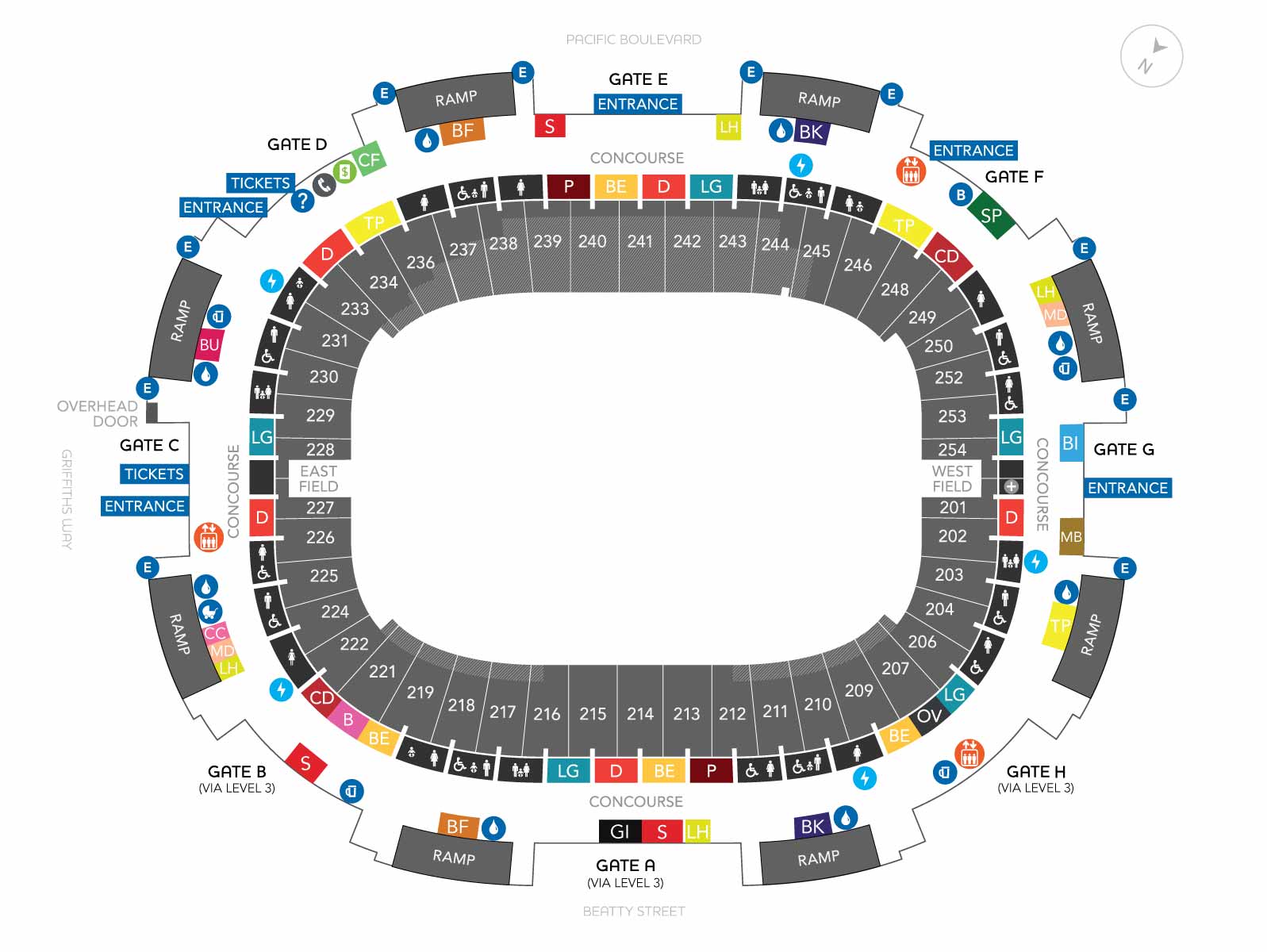 Nat Bailey Stadium Seating Chart
