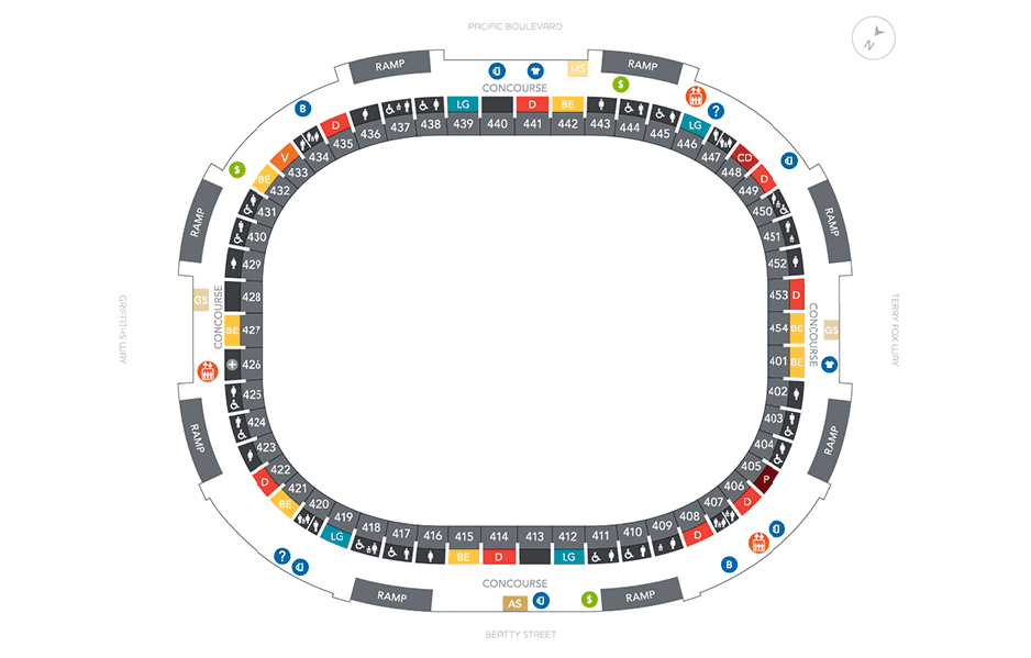 Bc Place Stadium Vancouver Seating Chart